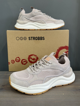 Кроссовки Кроссовки женские Strobbs F7579-9 бежевый Артикул F7579-9-38, F7579-9-40, F7579-9-36, F7579-9-37, F7579-9-39