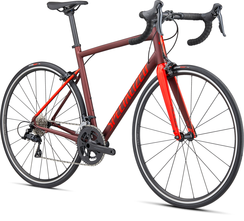 Шоссейные велосипеды Specialized Allez E5 Sport 2020 малиновый-красный Артикул 90020-6244, 90020-6261, 90020-6252, 90020-6258, 90020-6254, 90020-6249, 90020-6256
