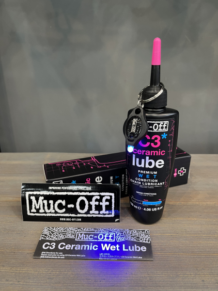 Велохимия Смазка для цепи с керамикой Muc-Off C3 Wet Ceramic Lube 120мл (влажная погода) 870 Артикул 