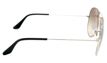 Очки Очки городские Ray-Ban Aviator оправа Polished Silver Metal линза Light Grey Gradient Артикул 