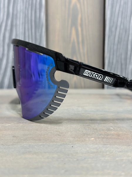 Очки Очки спортивные Scicon AeroWing Lamon оправа Black Gloss линза SCNPP Multimirror Blue Артикул 