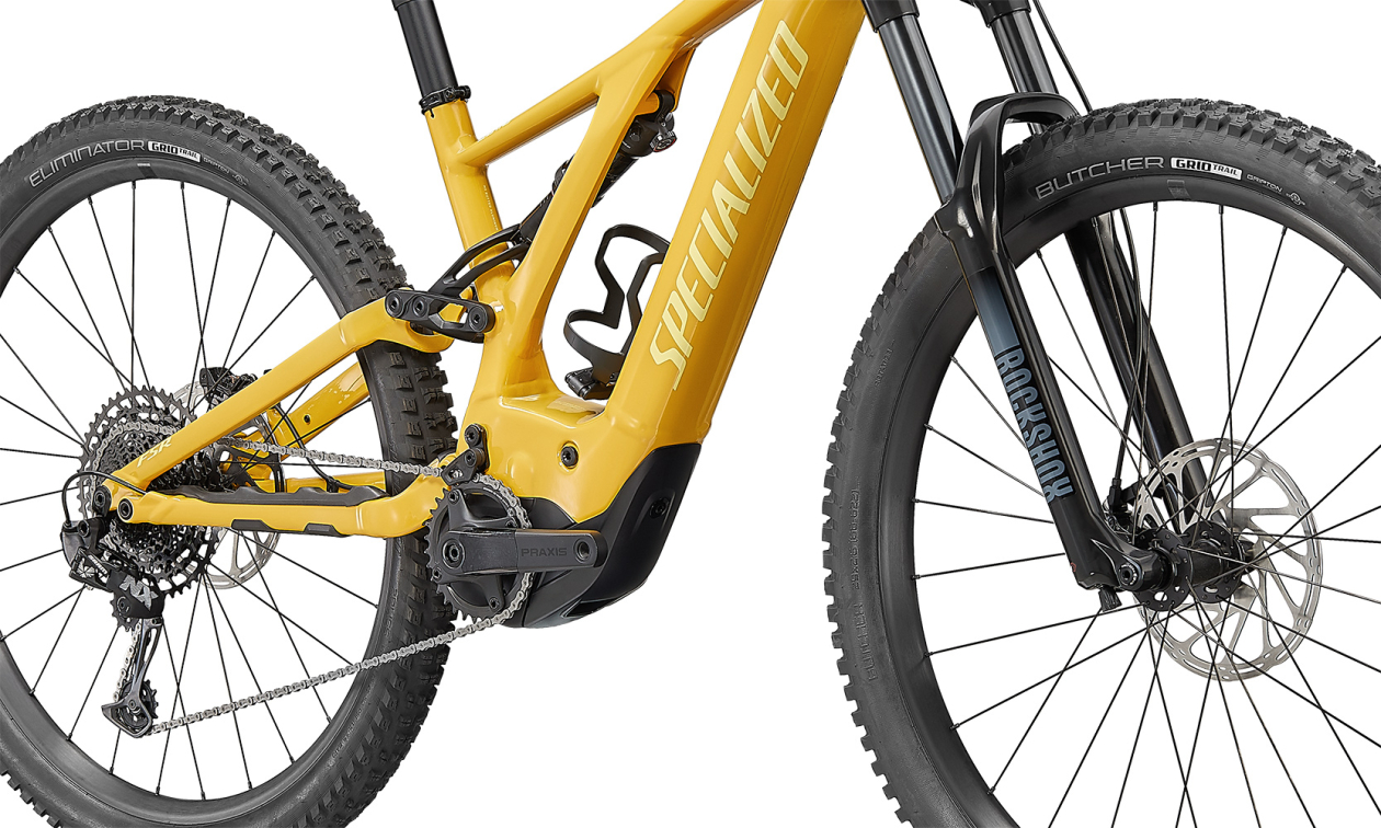 TURBO LEVO - лучшее из возможного! Specialized Turbo Levo 2021 Brassy Yellow Артикул 95221-7303, 95221-7302, 95221-7304, 95221-7305