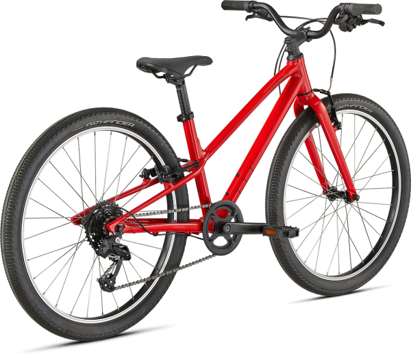 Подростковые,  для мальчиков, старше 8-ми лет Specialized Jett 24 gloss flo red / black 2022 Артикул 92722-8124