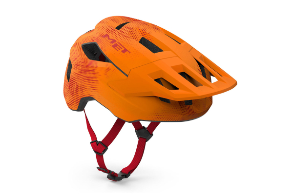 Велошлем подростковый Met Shelter Orange/Red