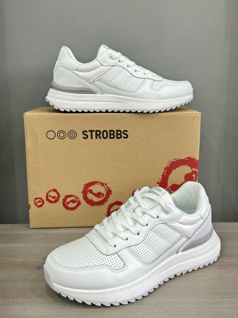 Кроссовки Кроссовки Strobbs C3673-6 белый Артикул C3673-6-45, C3673-6-43, C3673-6-42, C3673-6-41, C3673-6-44