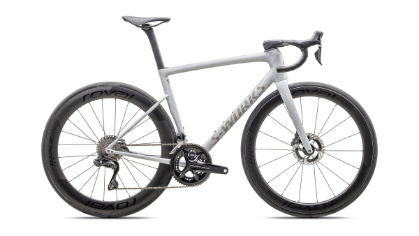 Specialized S-Works Tarmac SL8 Dura-Ace Di2 2025 Gloss Dove Grey / Silver Dust Blurred Impasto