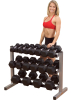 Подставки для свободных весов Подставка для гантельного ряда (5 пар) Body Solid Powerline PDR282 Артикул 