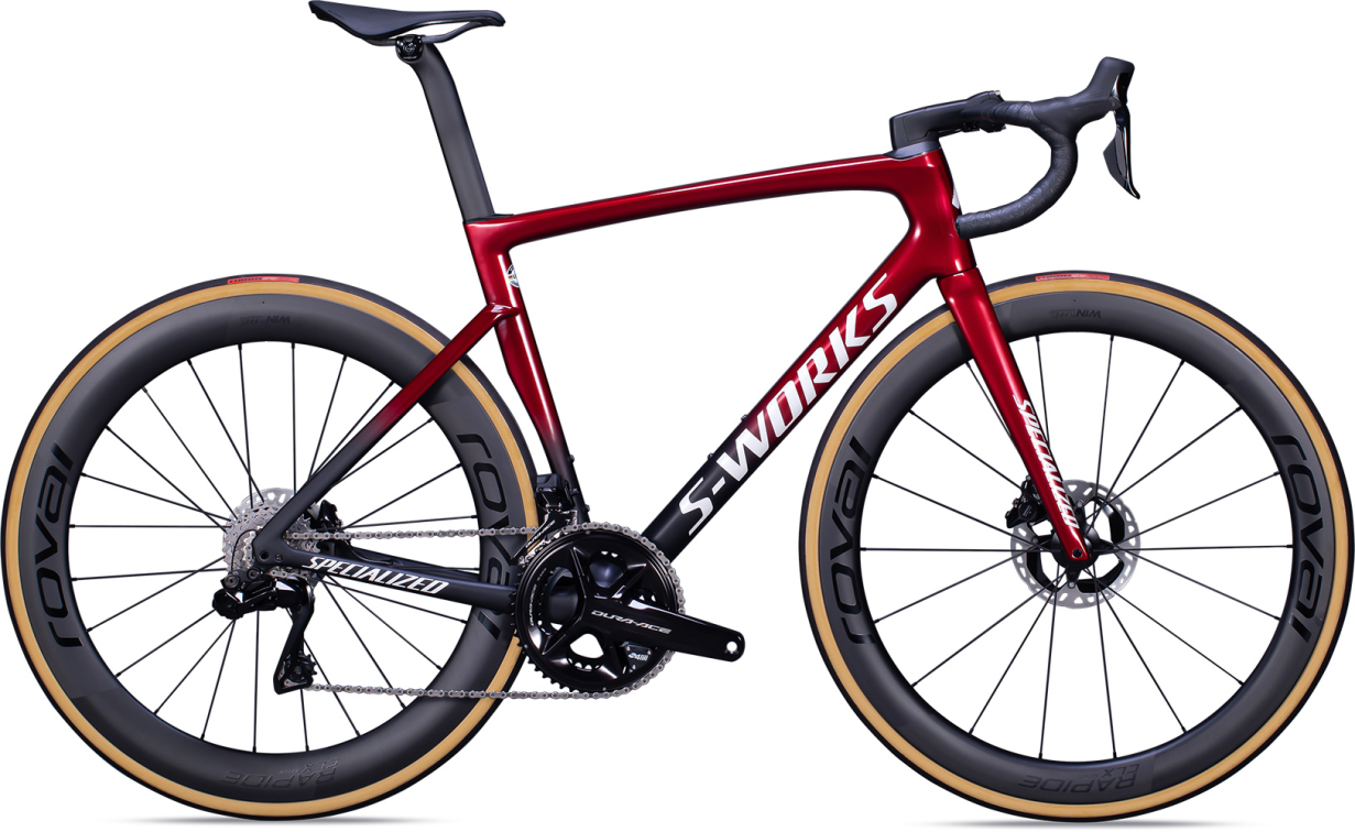 S-WORKS велосипеды шоссе Specialized S-Works Tarmac SL7 Dura-Ace Di2 2022 Red Tint/Metallic White Silver/ Satin Black Артикул 90622-0144, 90622-0149, 90622-0158, 90622-0161, 90622-0152, 90622-0156, 90622-0154