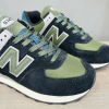 Кроссовки Кроссовки New Balance 574 Black Green Артикул U574KBG9, U574KBG12, U574KBG11, U574KBG7, U574KBG10, U574KBG8.5, U574KBG8, U574KBG9.5