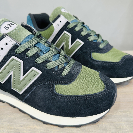 Кроссовки Кроссовки New Balance 574 Black Green Артикул U574KBG9, U574KBG12, U574KBG11, U574KBG7, U574KBG10, U574KBG8.5, U574KBG8, U574KBG9.5