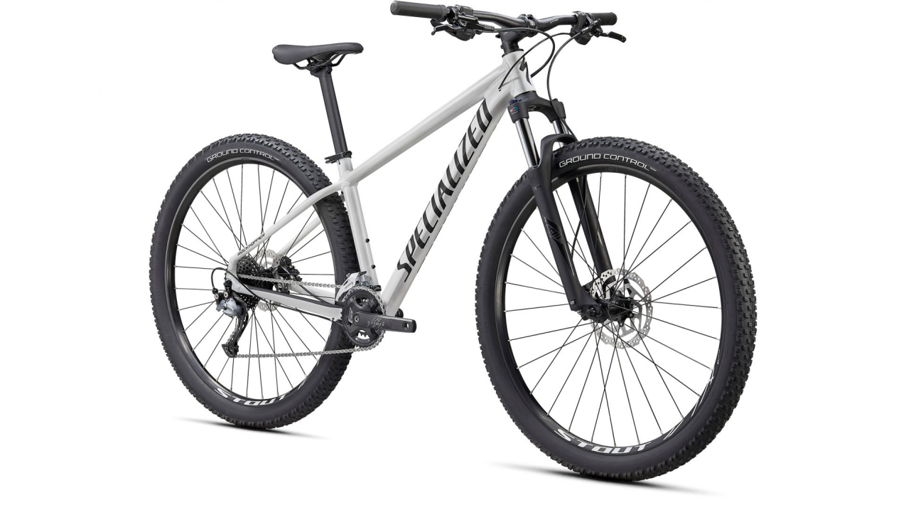 Купить Specialized Rockhopper Comp 29 2X 2021 Gloss Metallic White Silver / Satin Black Артикул 91520-2406, 91520-2403, 91520-2404, 91520-2402, 91520-2405