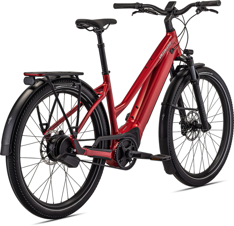 TURBO VADO - свой в городе! Specialized Turbo Vado 5.0 IGH Step-Through 2022 Red Tint / Silver Reflective Артикул 95322-2304, 95322-2303, 95322-2305, 95322-2302