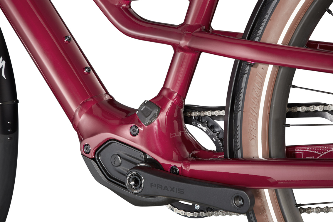 TURBO COMO - современный уровень комфорта Specialized Turbo Como SL 4.0 2023 Raspberry / Transparent Артикул 90122-5204, 90122-5202, 90122-5203