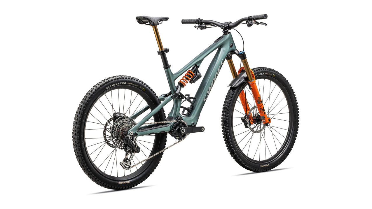 TURBO LEVO - лучшее из возможного! Specialized S-Works Turbo Levo SL 2025 Gloss Fjord Metallic / Dolomite Metallic  Артикул 96825-0301, 96825-0305, 96825-0303, 96825-0106, 96825-0302, 96825-0304