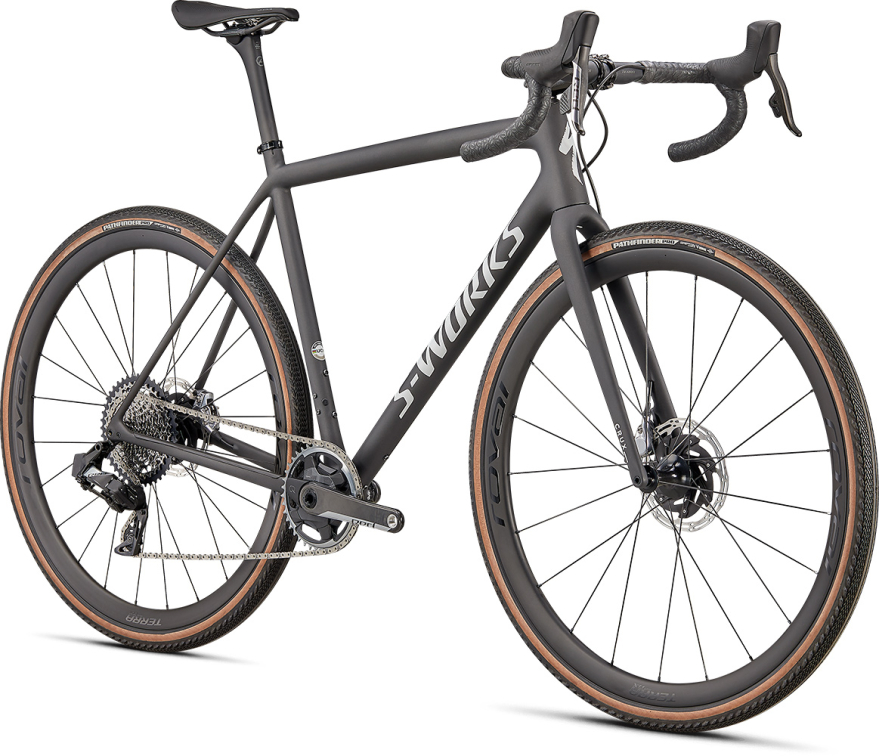 Циклокроссовые, внедорожные велосипеды Specialized S-Works Crux 2022 Satin Carbon / Spectraflair / Gloss Abalone Артикул 91422-0058, 91422-0056, 91422-0049, 91422-0061, 91422-0052, 91422-0054