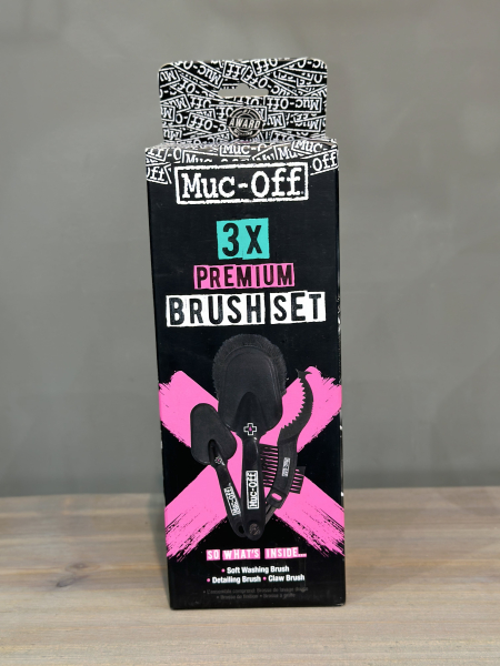 Велохимия Набор щеток Muc-Off 220 Premium Brush для чистки и полировки велосипеда  3 шт Артикул 
