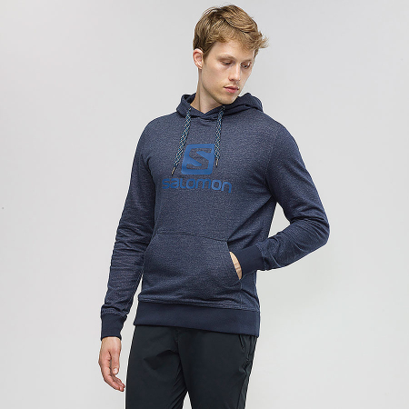 Куртки Джемпер Salomon LOGO HOODIE M NIGHT SKY Артикул 889645876153, 889645876160