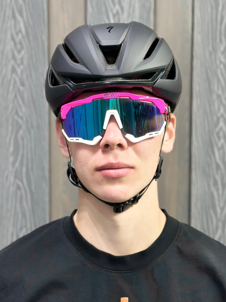 Очки Очки спортивные Scicon AeroShade XL оправа Pink Fluo линза SCNPP Multimirror Blue + Pink Артикул 