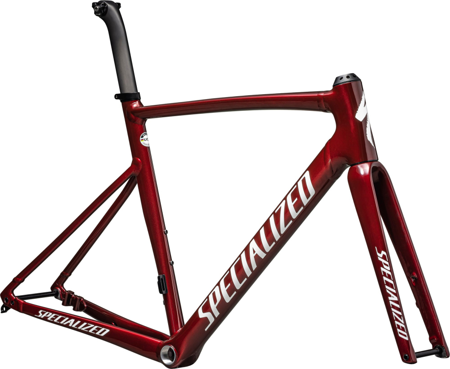 Рамы шоссе, гревел рама Specialized Allez Sprint 2024 Gloss Red Sky / White Артикул 70024-7049, 70024-7058, 70024-7054, 70024-7056, 70024-7052, 70024-7061
