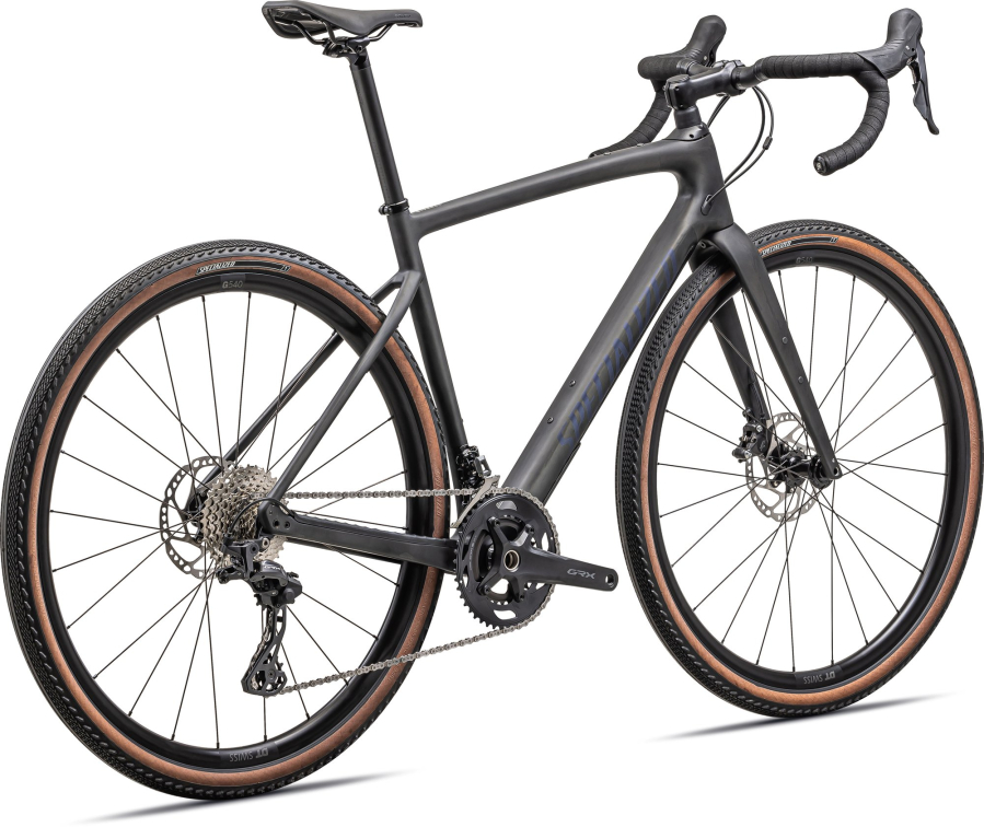 Гравийные велосипеды, комфорт плюс Specialized Diverge Sport Carbon 2024 Carbon / Blue Onyx Артикул 95424-6049, 95424-6058, 95424-6052, 95424-6056, 95424-6061, 95424-6054, 95424-6064, 95424-6044
