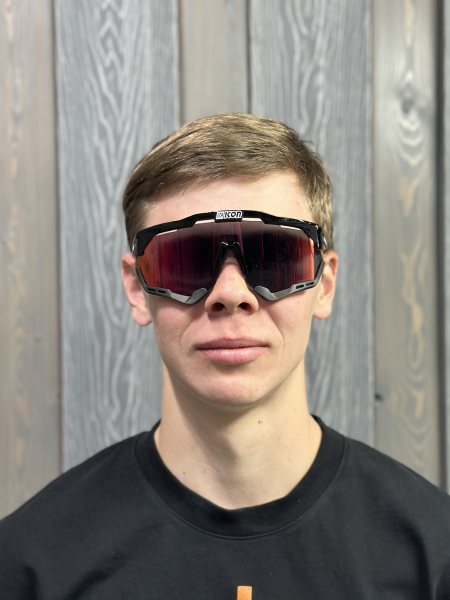 Очки Очки спортивные Scicon AeroShade XL оправа Black Gloss линза SCNPP Multimirror Red Артикул 