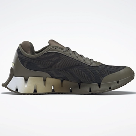 Кроссовки Кроссовки Reebok Zig Dynamica 3 army green/core black/acid yellow Артикул GY770310