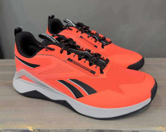 Кроссовки Кроссовки Reebok Nanoflex Adventure TR orange flare/core black/pure grey 3 Артикул GY97778, GY97779.5, GY977711.5, GY977711, GY977710.5, GY977710, GY97778.5, GY97779