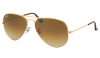 Очки Очки городские Ray-Ban Aviator оправа Polished Gold Metal линза Light Brown Gradient Артикул 