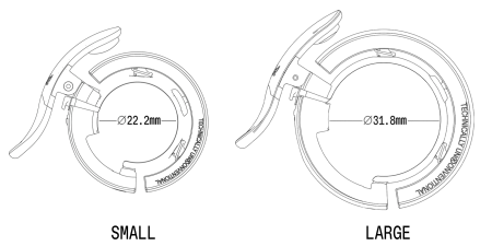 Звоночки велосипедные Звонок Knog Oi Prima Large Артикул 13413, 13411