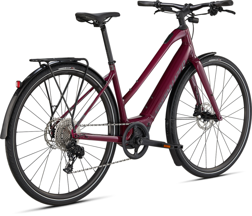 TURBO VADO - свой в городе! Specialized Turbo Vado SL 4.0 Step-Through EQ 2022 Raspberry / Black Reflective Артикул 93921-5302, 93921-5304, 93921-5303, 93921-5305