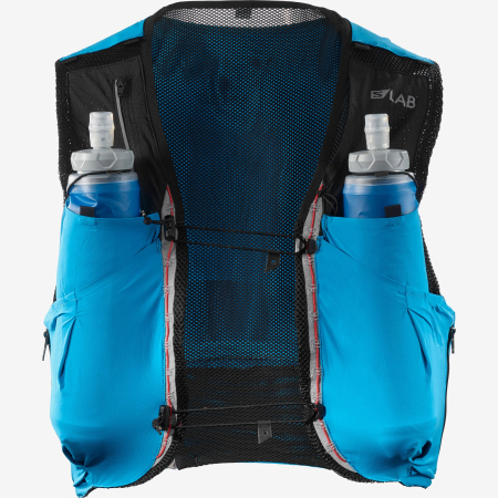 Рюкзаки Жилет Salomon S-Lab Sense Ultra 5 SET голубой Артикул 2000000045078, 2000000045085