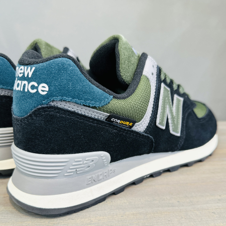 Кроссовки Кроссовки New Balance 574 Black Green Артикул U574KBG9, U574KBG12, U574KBG11, U574KBG7, U574KBG10, U574KBG8.5, U574KBG8, U574KBG9.5