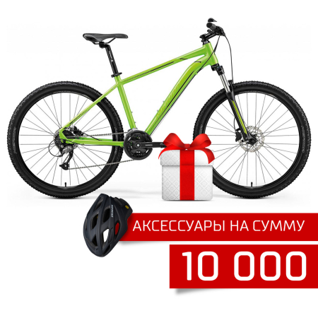 Merida 2020 по акции, горные велосипеды Merida Big Seven 40-D Lite Green Black 2019 Артикул 