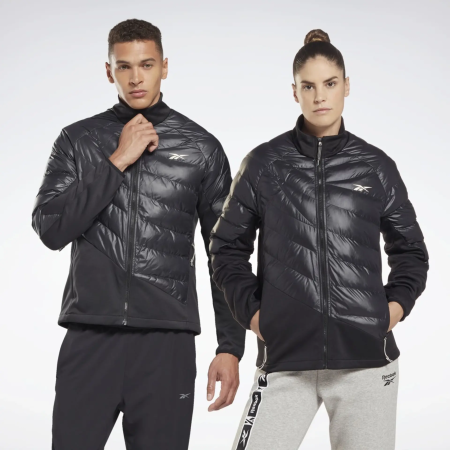 Куртки Куртка Reebok OW TW+GR HYBRID Jacket black Артикул HG8926S, HG8926M, HG8926L, HG8926XL, HG89262XL, HG8926XS