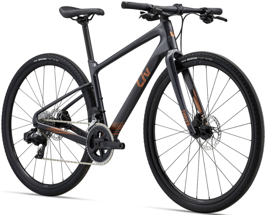 Гибридные велосипеды Liv Thrive Advanced 0 2023 BR Metallic Black Артикул 2300176104, 2300176105, 2300176103