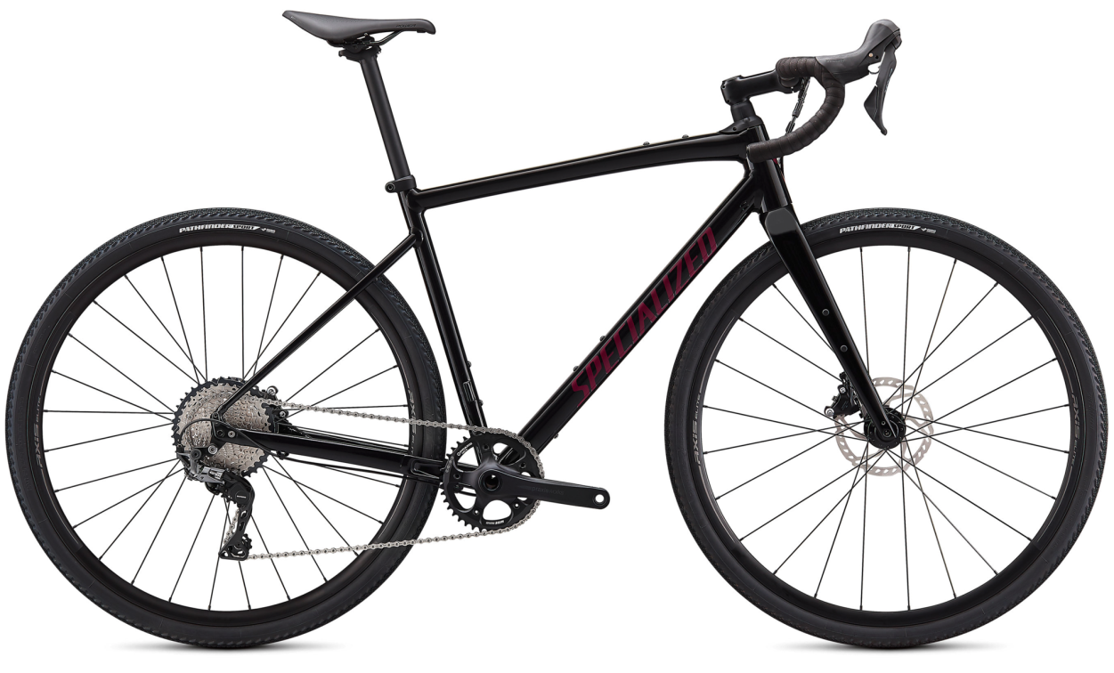 Гравийные велосипеды, комфорт плюс Specialized Diverge Comp E5 2021 Gloss Tarmac Black/Satin Maroon/Chrome/Clean Артикул 96220-5556, 96220-5561, 96220-5554, 96220-5564, 96220-5558, 96220-5552