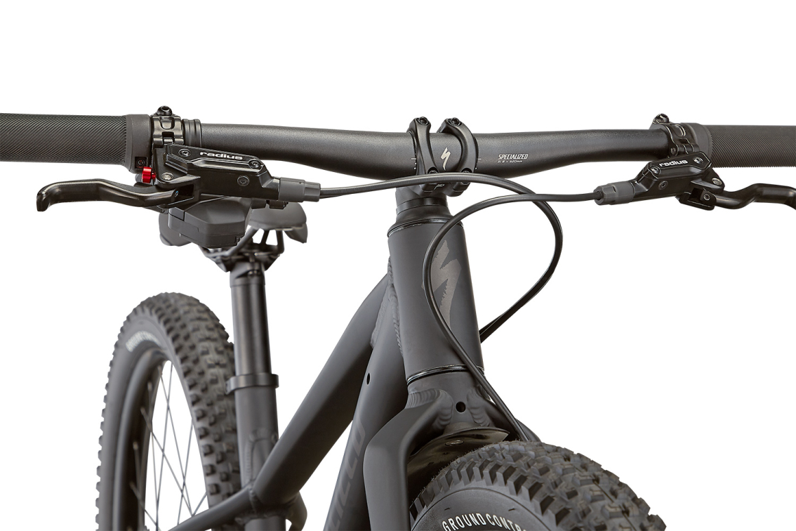 Подростковые,  для мальчиков, старше 8-ми лет Specialized Riprock 24 2022 Satin Cast Black/Smoke Артикул 96522-8711