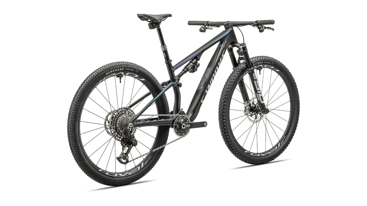 S-WORKS горные велосипеды Specialized S-Works Epic 8 2024 Gloss Carbon/Astral Blue/Electric Green/Cyan Edge Fade/Metallic Артикул 90324-0102, 90324-0103, 90324-0104, 90324-0105