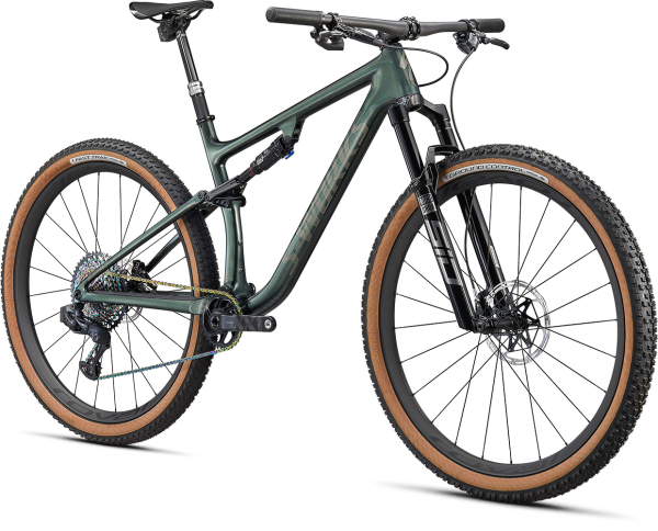 S-WORKS горные велосипеды Specialized S-Workc Epic Evo 2021 Gloss Oak Green Metallic / Diamond Dust Артикул 94820-0002, 94820-0003, 94820-0004, 94820-0005