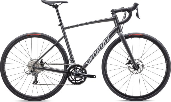 Specialized Allez E5 2025 Gloss Smoke / White / Silver Dust
