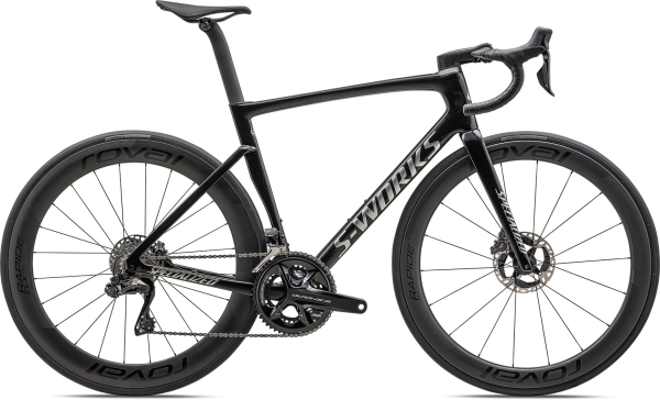 Specialized S-Works Tarmac SL7 Dura-Ace Di2 2023 Gloss Black Pearl Granite Over Carbon / Chrome