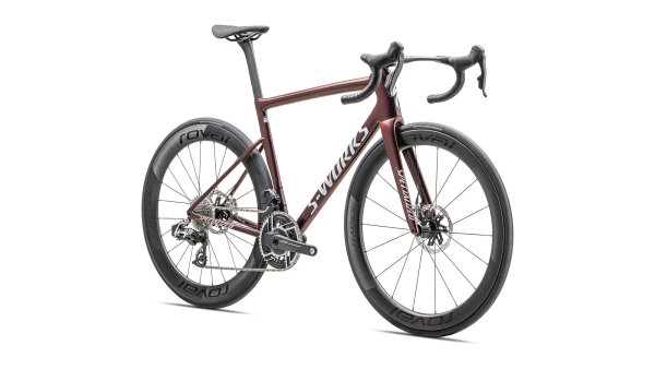 Specialized S-Works Tarmac SL8 - Sram Red AXS 2025 Gloss Solidity/Red To Black Pearl/Metallic White