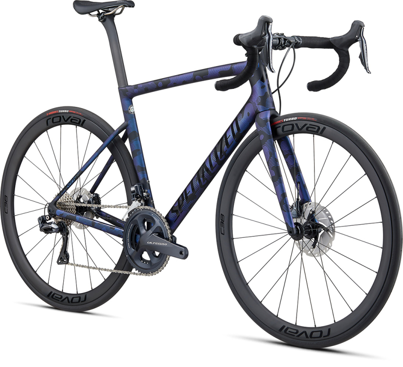 Шоссейные велосипеды Specialized Tarmac SL6 Expert Disc UDI2 2020 синий камуфляж хамелион Артикул 90620-3144, 90620-3149, 90620-3161, 90620-3154, 90620-3156, 90620-3158, 90620-3152