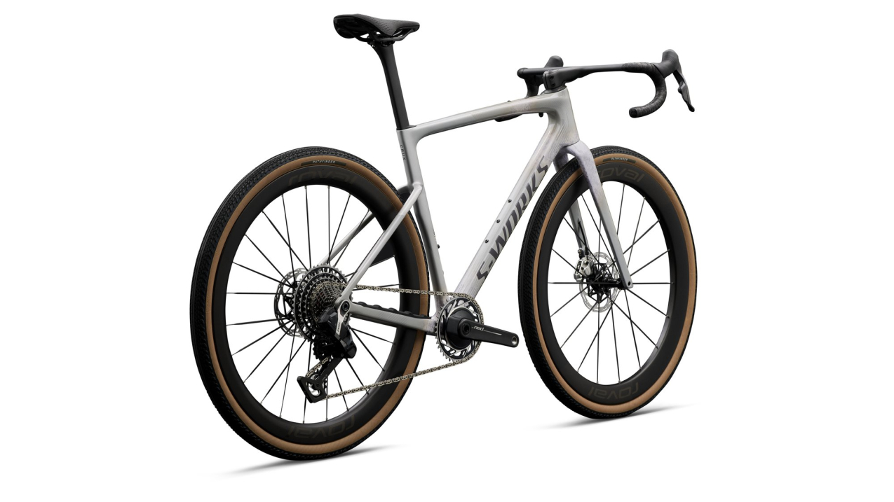 S-WORKS велосипеды гравийные Specialized S-Works Crux 5 - Sram RED XPLR 2027 Silver Dust Frost Артикул 91427-0149, 91427-0154, 91427-0156, 91427-0158, 91427-0152, 91427-0161
