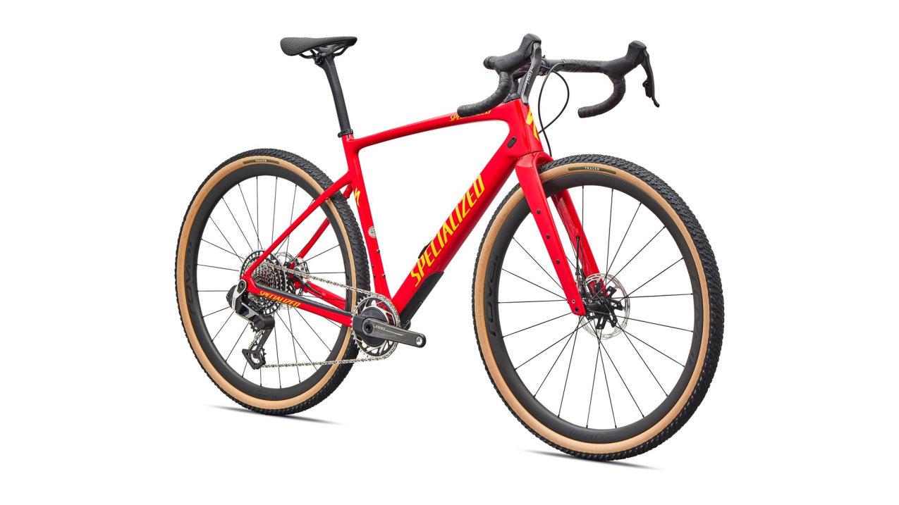 Гравийные велосипеды, комфорт плюс Specialized Diverge 4 Pro LTD 2026 SRAM RED XPLR Gloss Vivid Red Yellow Ltd Артикул 95426-1149, 95426-1152, 95426-1154, 95426-1158, 95426-1156, 95426-1161