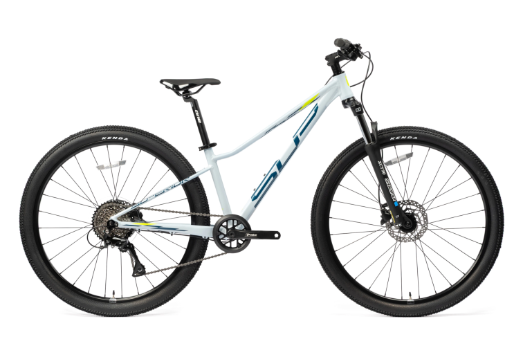 26-27 дюймов (10-16 лет) Superior Racer XC 27 DB Gloss White/Petrol Blue/Neon Yellow 2025 Артикул 801.2025.29602