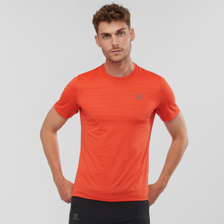 Футболки Футболка Salomon XA TEE M Valiant Poppy / Heather Артикул 193128185374, 193128185411, 193128185381, 193128185398