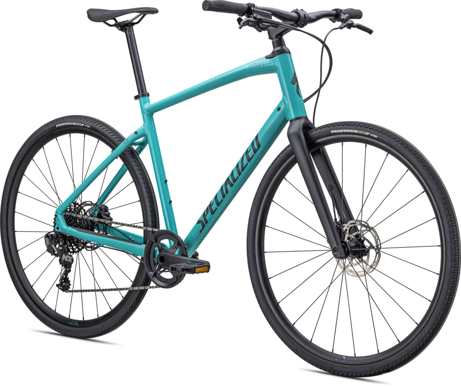 Городские велосипеды Specialized Sirrus X 4.0 2022 Gloss Lagoon Blue / Tropical Teal / Satin Black Reflective  Артикул 92422-5002, 92422-5003, 92422-5000, 92422-5005, 92422-5004, 92422-5001