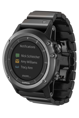 Спортивные часы Garmin Fenix 3 Sapphire спортивные часы «мультиспорт» с GPS c металлическим браслетом Артикул 010-01338-21