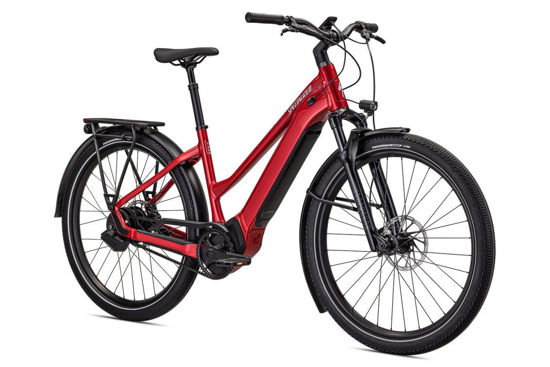 TURBO VADO - свой в городе! Specialized Turbo Vado 5.0 IGH Step-Through 2022 Red Tint / Silver Reflective Артикул 95322-2304, 95322-2303, 95322-2305, 95322-2302